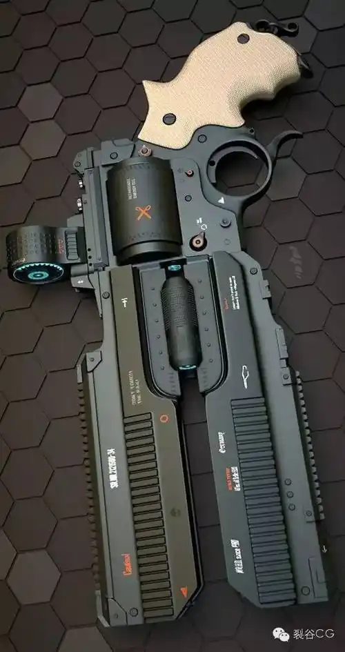 美轮美奂的科幻枪械设计