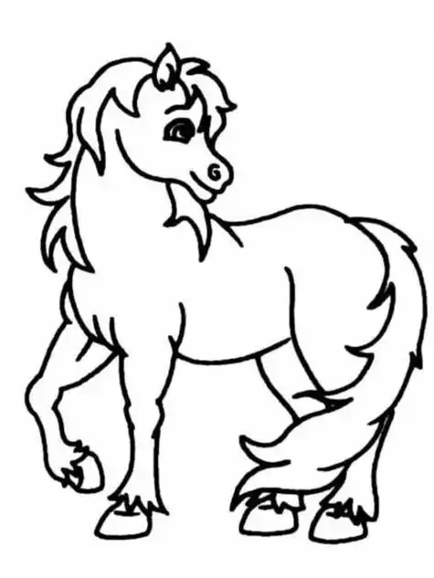 简笔画马,简单又好画,一分钟学会画奔跑的马马简笔画视频教程,奔跑的