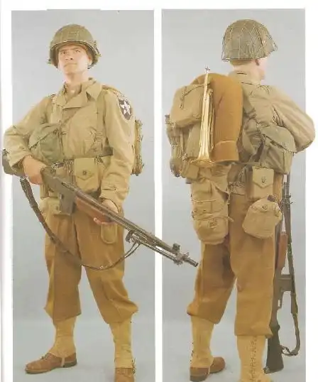 二战美国陆军军装以及单兵装备