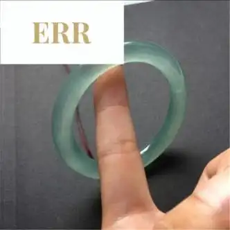 err石英岩玉手镯玉手镯淡绿色镯子女款石英岩玉手镯镯子直径6061毫米