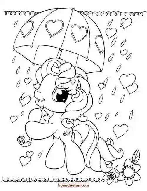 小熊爱心小熊和好朋友卡通填色图片下载-红豆饭小学生简笔画大全