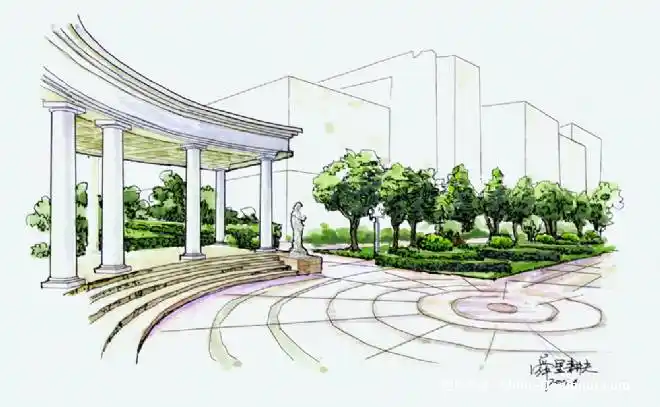 名门广场1-张根良的设计师家园-公园广场