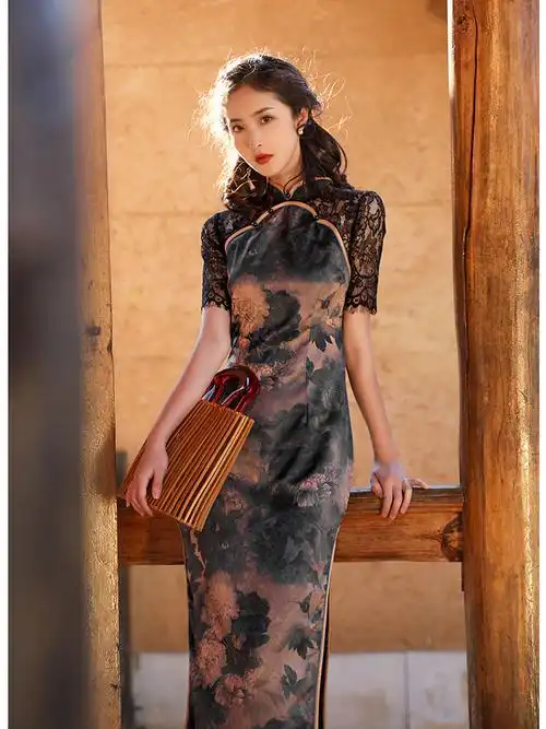 旗袍复古民国性感