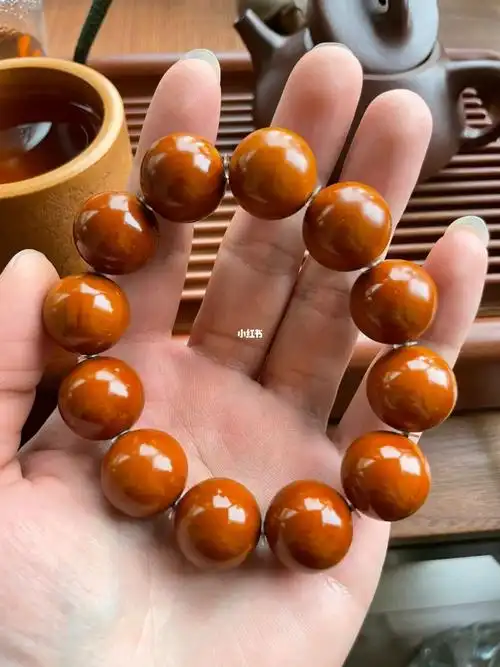 记录人生第一串橄榄核光珠