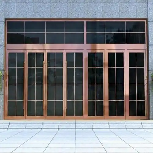 森堡尼门窗地弹门内外开启青海带框玻璃地弹门按需定制