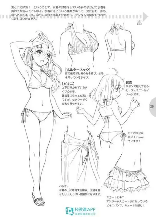 漫画人体绘画教程超级棒的动漫女体教程