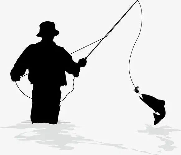 漂亮矢量钓鱼
