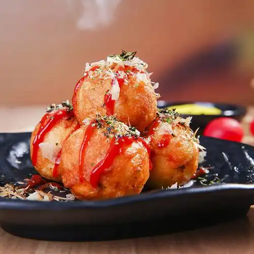 章鱼小丸子半成品甲一堂速冻章鱼丸12包箱日式章鱼烧章鱼小丸子半成品