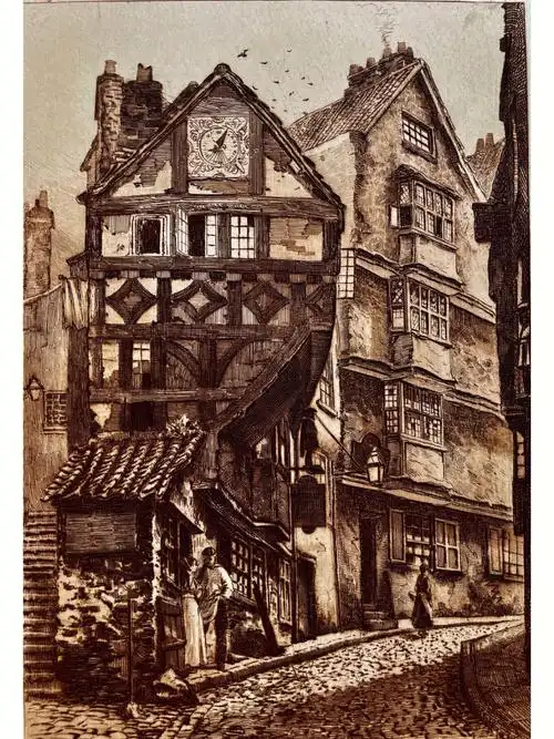 复古又好看 | 蚀刻铜版画