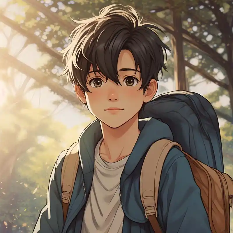 背书包的小男孩卡通图片真的太可爱啦!