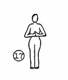 山式站立小人图简笔画