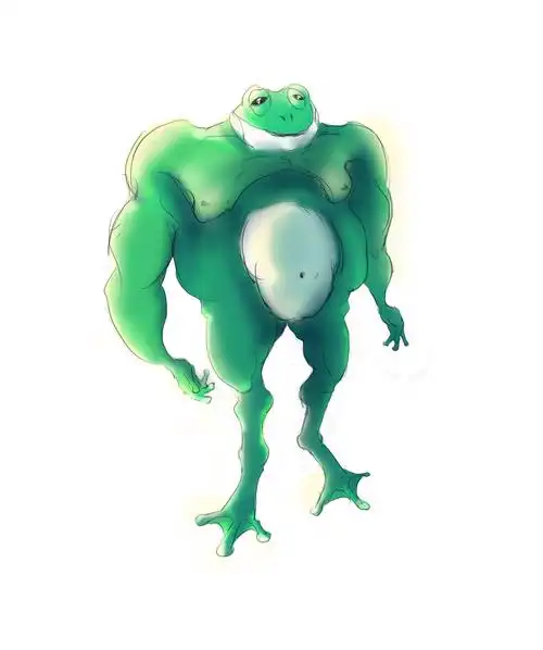 [涂鸦]俺画的蛤蟆,请指导.