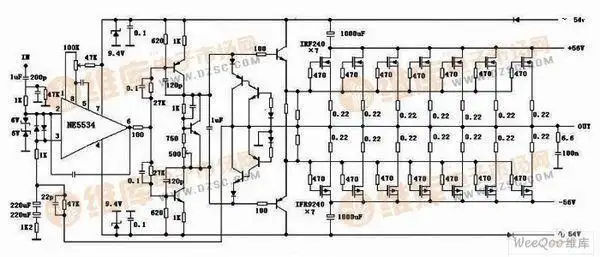 超大功率功放机电路图