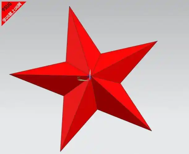 ug产品设计之五角星设计就上ug网