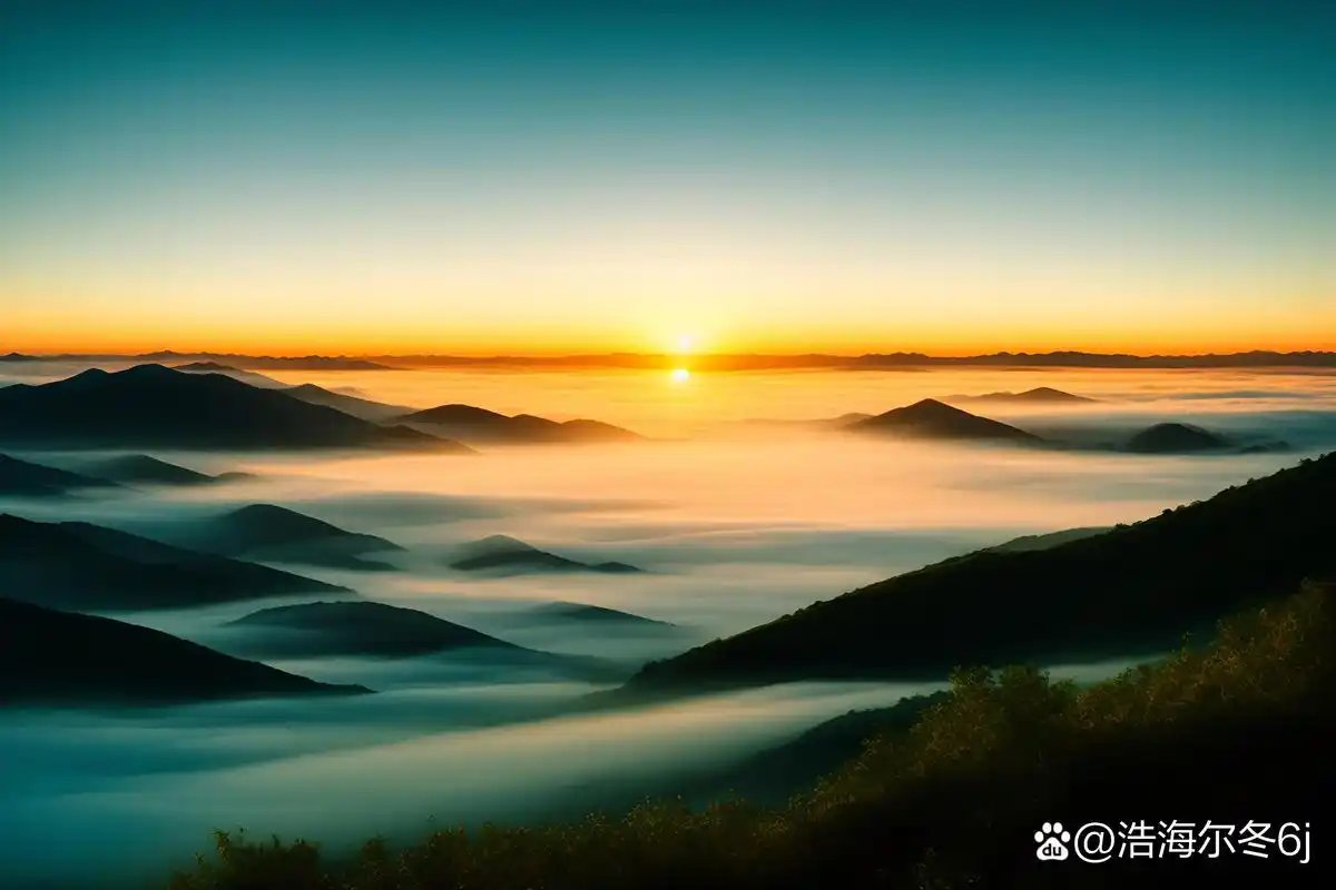 日出时分,窗外的光芒温柔地洒在窗帘上,暖黄的光线透过缝隙,温柔地