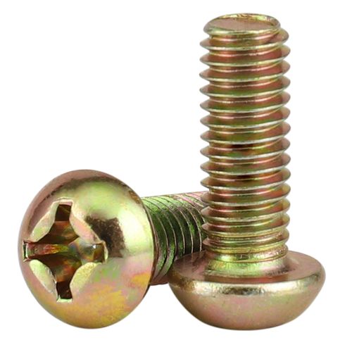 斤按斤镀锌十字螺丝机螺钉圆头盘头机3m4m5m6m8螺栓gb818螺钉