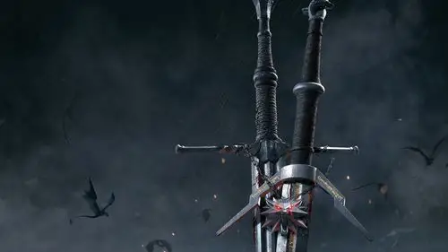 壁纸 巫师3:狂猎,剑,热门游戏 7680x4320 uhd 8k 高清壁纸, 图片