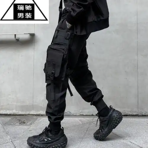 希杰狮王亚比朋克雇佣兵裤子男飞行员伞兵战术工装裤机能风士兵冲锋裤