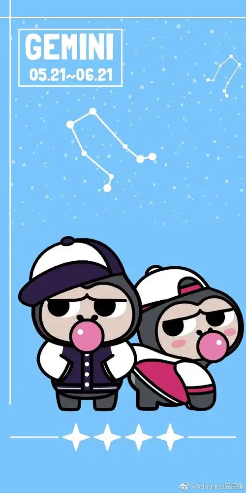 双子座主题手机壁纸