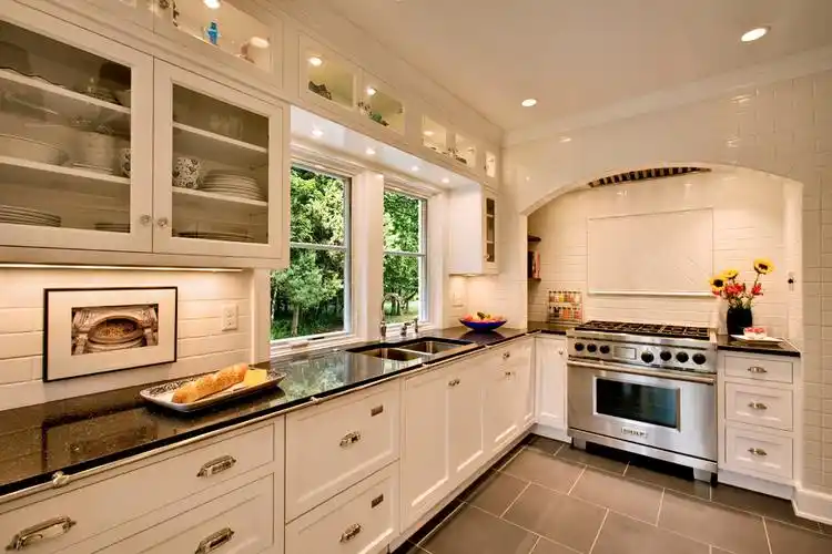 新古典别墅精致整齐厨房装修效果图