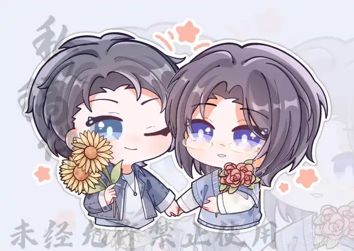 拉手手~送fafa~_默读舟渡费渡骆闻舟q版我要上首推绘画作品