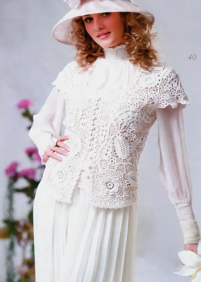 精致的爱尔兰拼花马甲开衫存图无解.#手工 #教程 #钩针编织 - 抖音