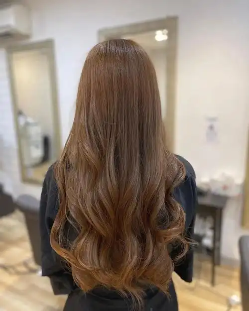 雾感焦糖棕显白日常发色