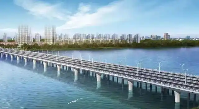 现场直击临沂沂河高架路施工图流出