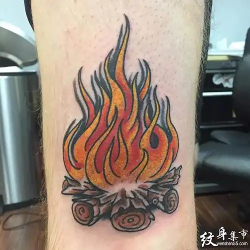 火纹身火纹身手稿火纹身手稿图案