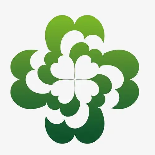 绿色创意的四叶草