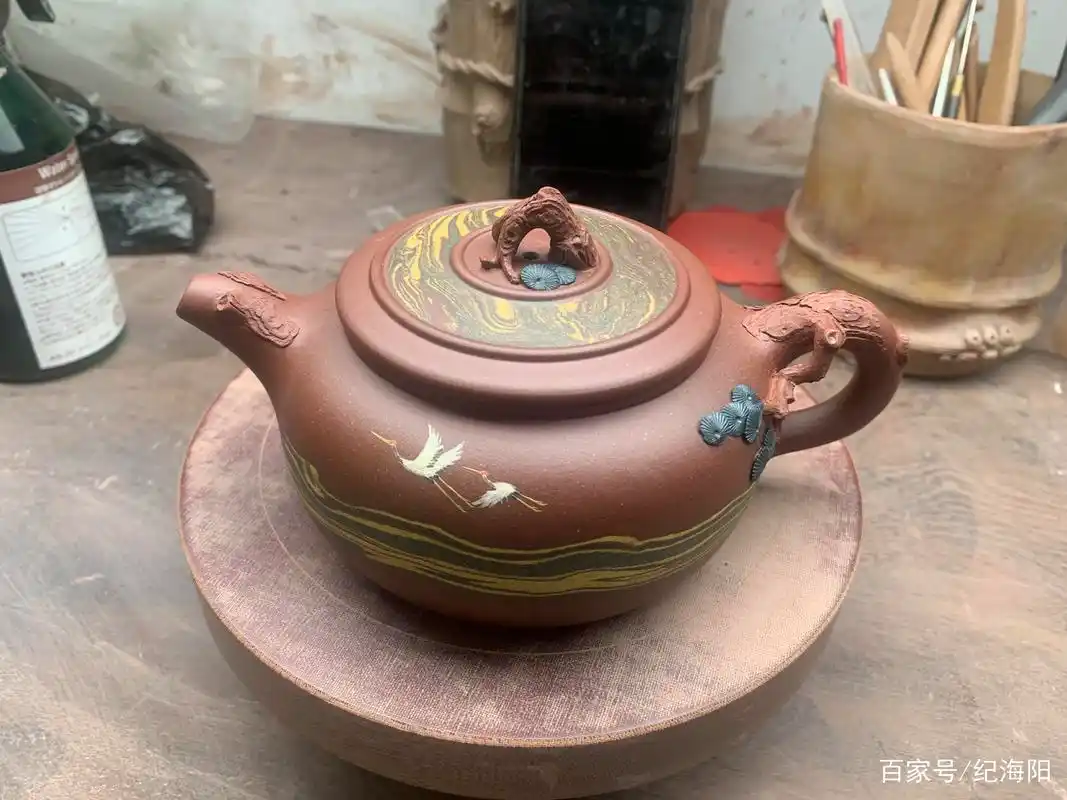 宜兴紫砂名家梅桩壶大师李学银作品欣赏(华著茗壶)
