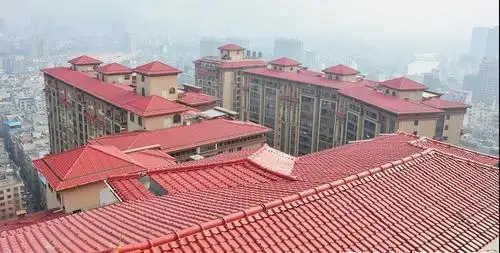 斜屋面住宅房屋可以看过来这个树脂瓦一定要用做于屋面瓦
