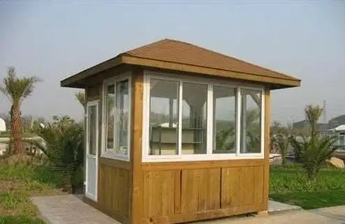 高清:豪华型彩钢岗亭,不锈钢岗亭,【厂家直销】