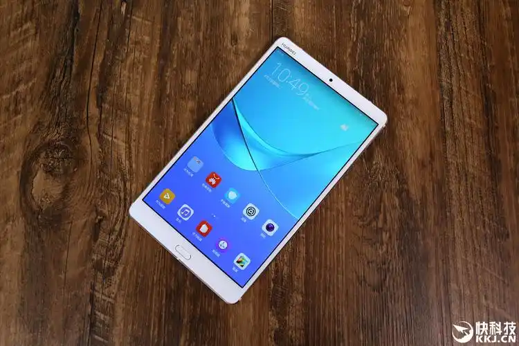 4英寸 正面指纹识别!华为m5平板开箱图赏