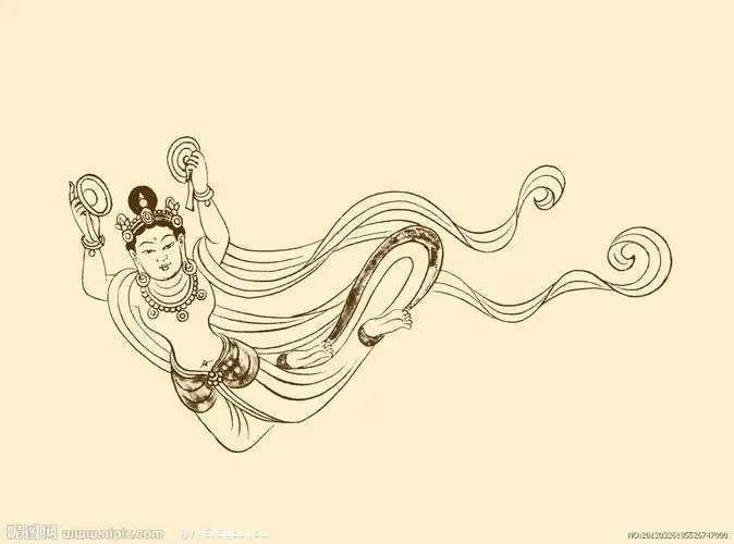 psd(cs5)颜色:rgb40共享分×关 键 词:莫高窟85窟 晚唐 飞天伎乐 壁画