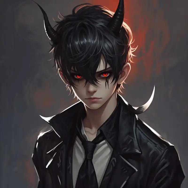 94暗黑系男生头像,恶魔风太帅了!