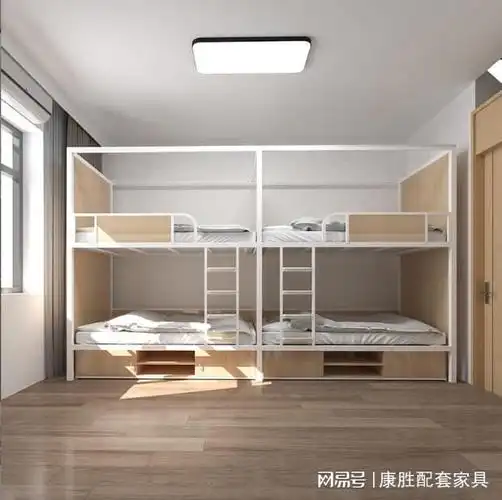 宿舍4人上下床亮点步梯更好