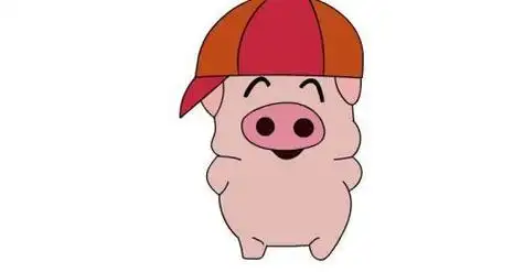 难点是在他身上颜色的选择和涂抹,这样画出来的麦兜简笔画既可爱又