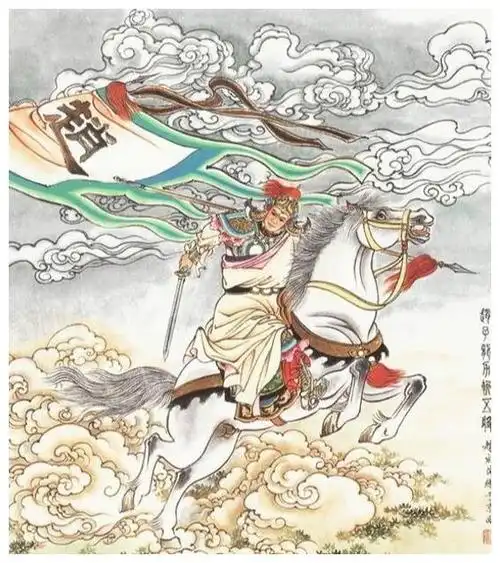 三国故事国画选赵子龙力斩五将单骑救主诸葛亮安居平五路