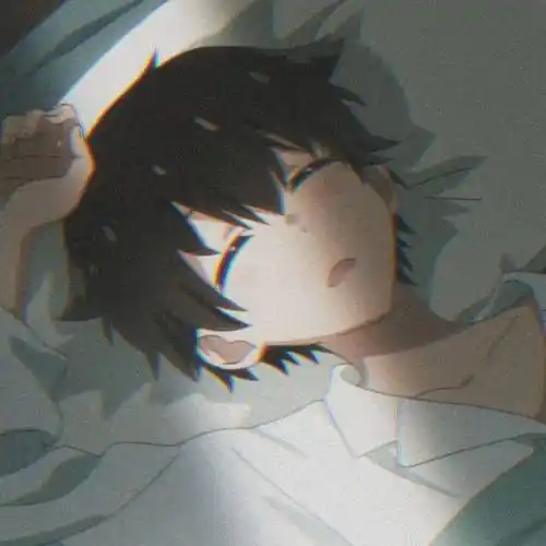 动漫头像月亮要睡觉了