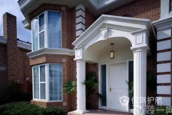 别墅门头设计效果图-保驾护航装修网