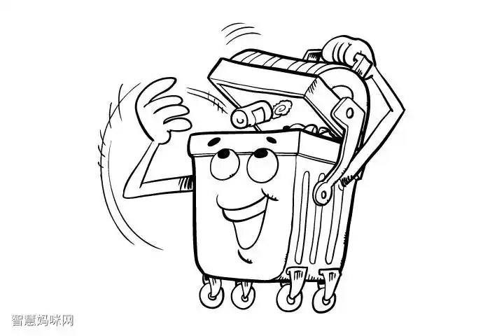 分类垃圾桶怎么画-图3