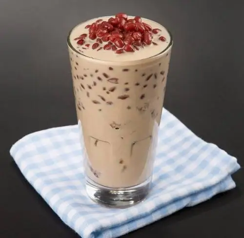 红豆奶茶的简单做法,在家也可以做红豆奶茶丨奶茶培训