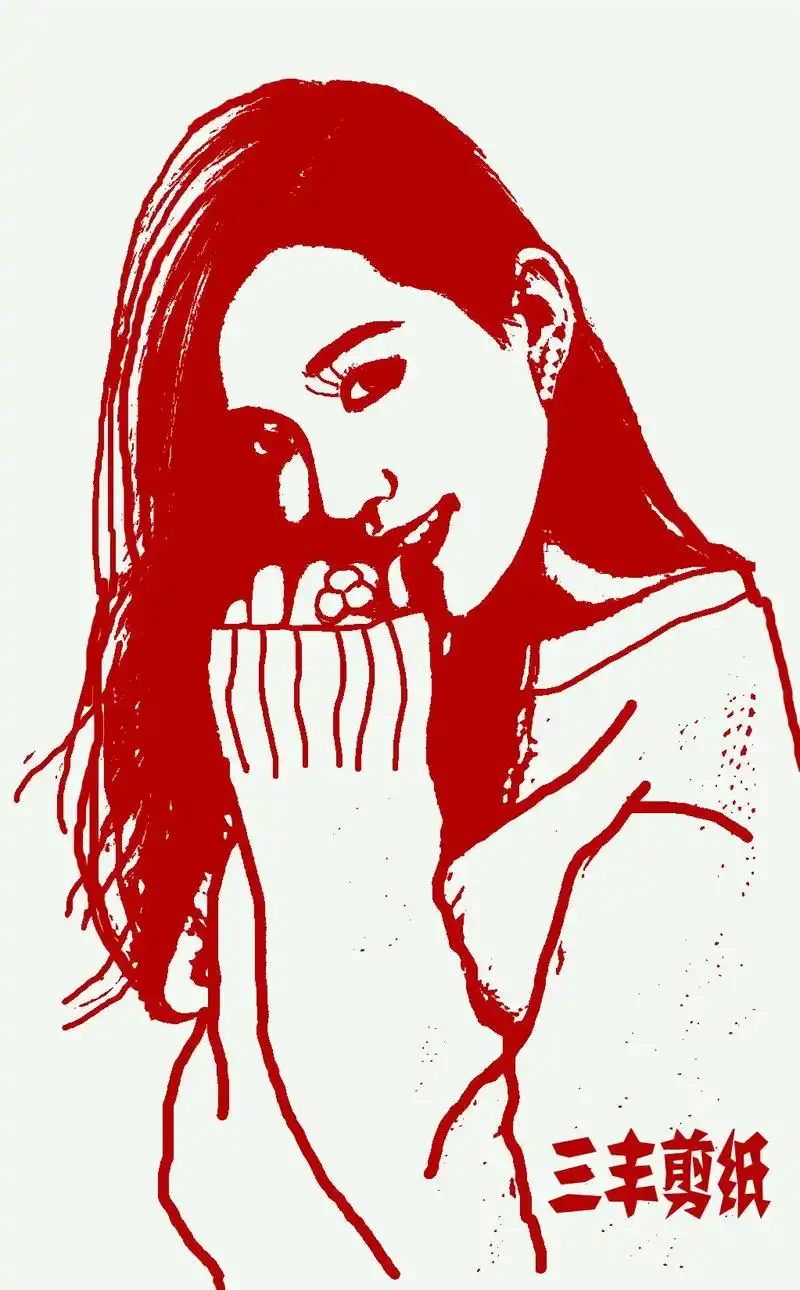 人物肖像剪纸收徒弟活动开始加dfxy6161