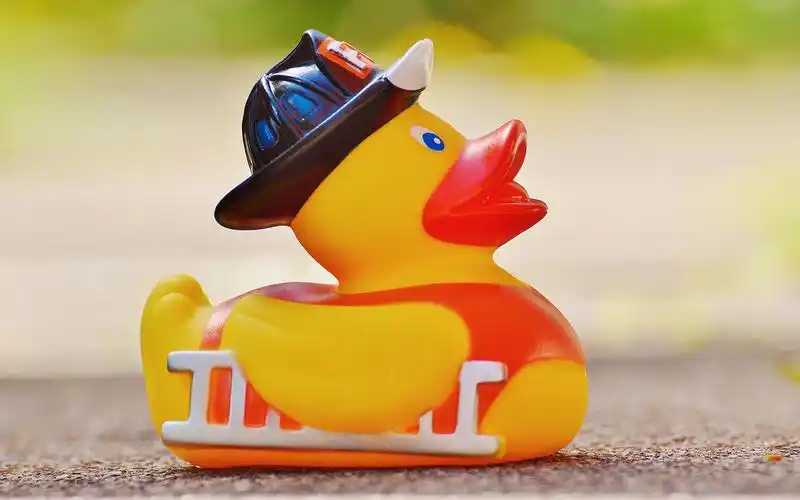 小黄鸭唯美静物图片桌面壁纸