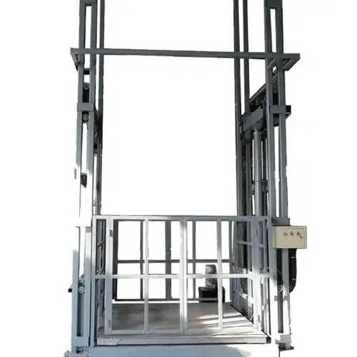 货梯升降机压防坠落导轨电动小型厂房简易固定式升降台