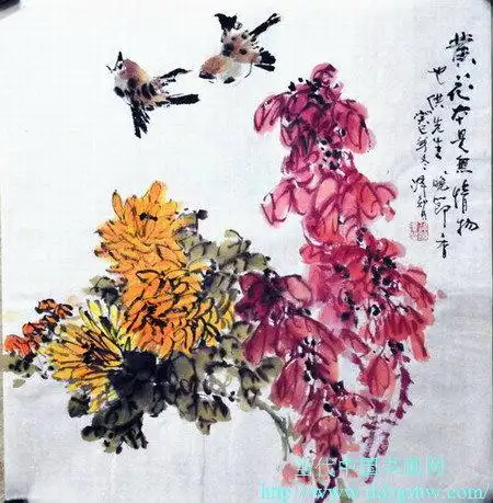 当代著名花鸟画家徐泽智近照