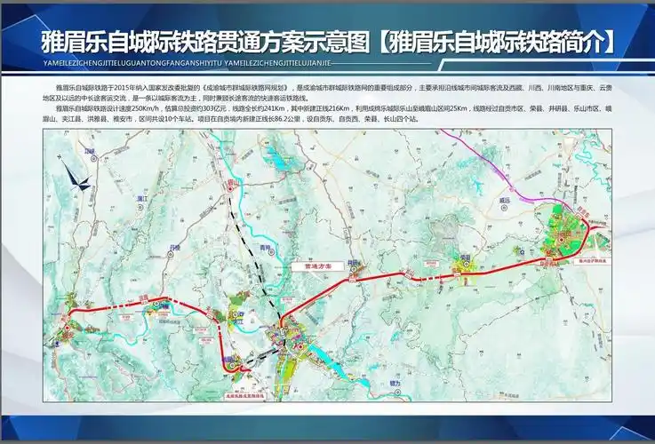 自贡等四市政府签约 共同推进雅眉乐自铁路建设