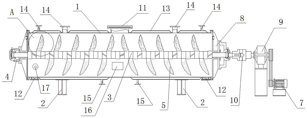 一种耙式干燥机的制作方法