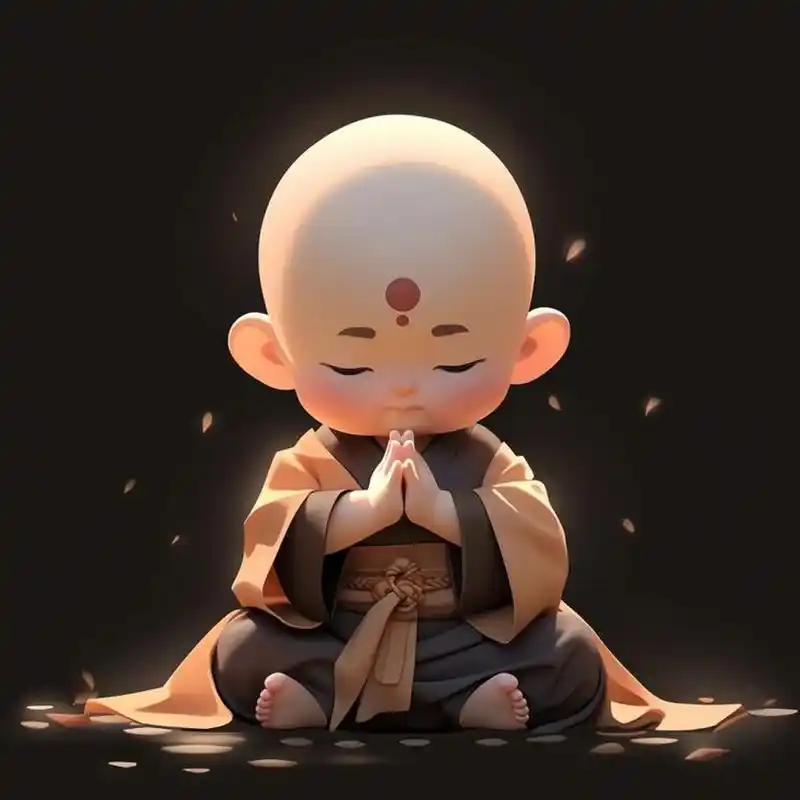 佛系男孩 | 禅意小和尚 | 头像分享 这次的佛系不仅仅是态度了,是真的